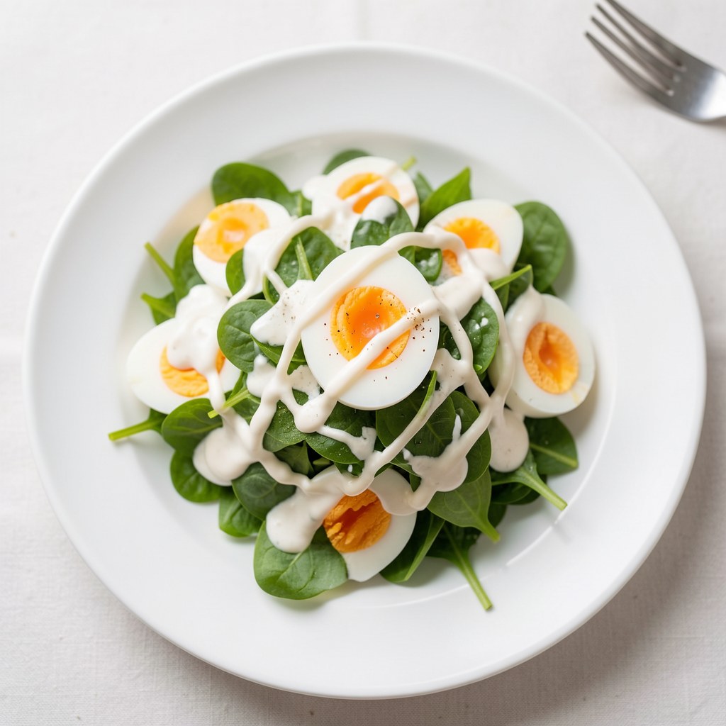 Sałata z jajkiem