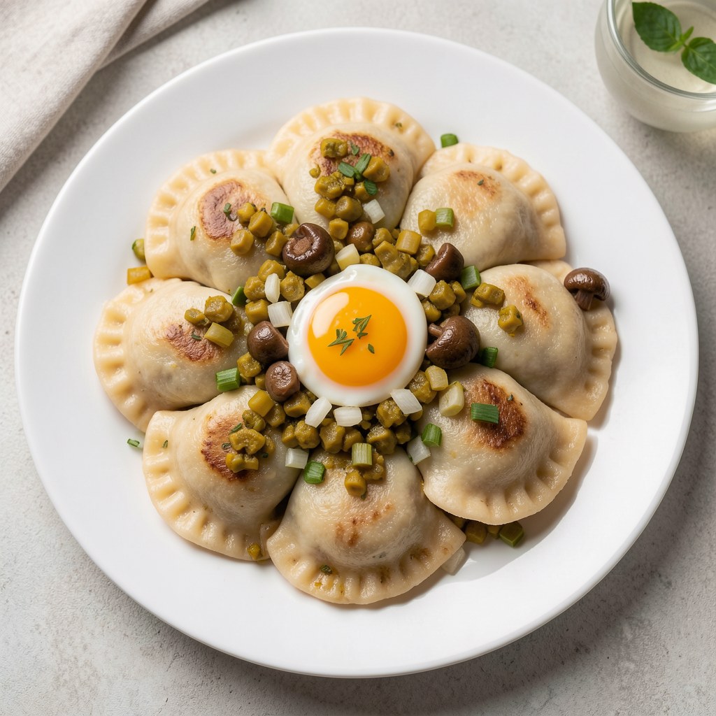 Pierogi z farszem z soczewicy