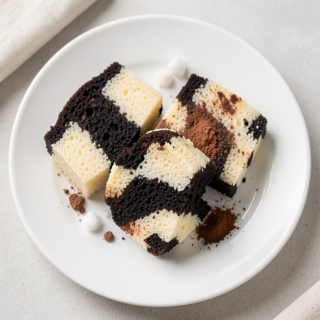 Ciasteczka biało-czarne