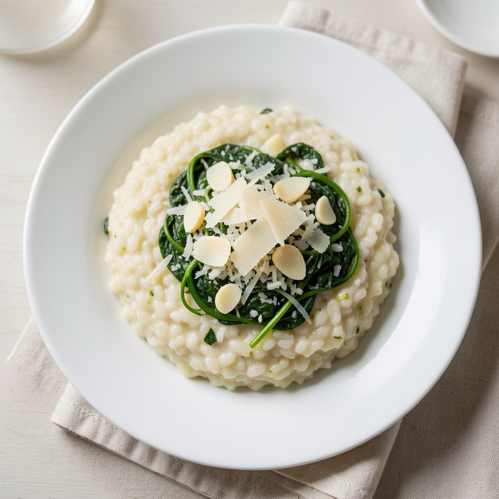 Risotto szpinakowe