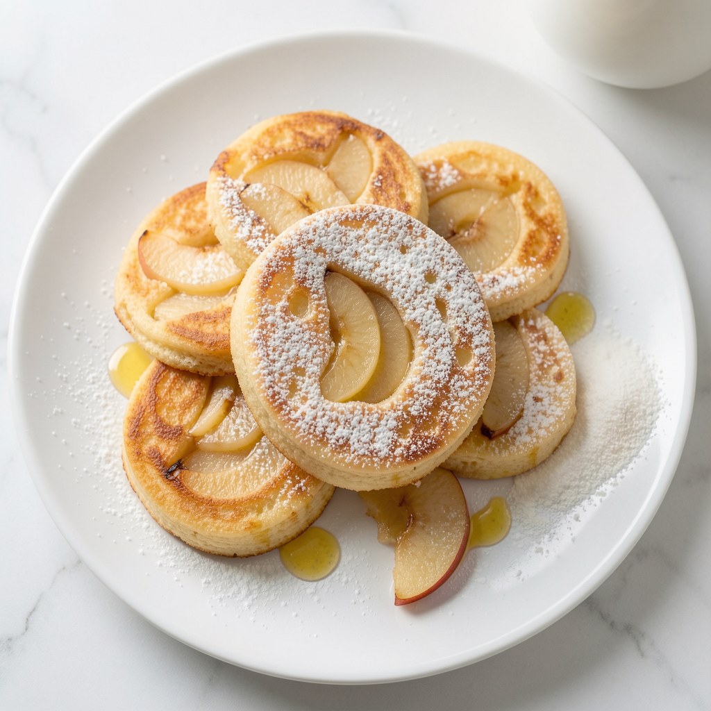 Jabłka w cieście naleśnikowym