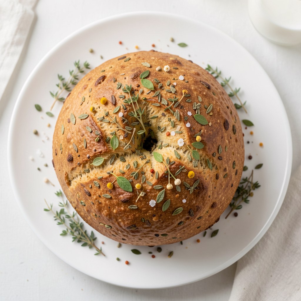 CHLEB ORKISZOWY ZIOŁOWY Z WYPIEKACZA