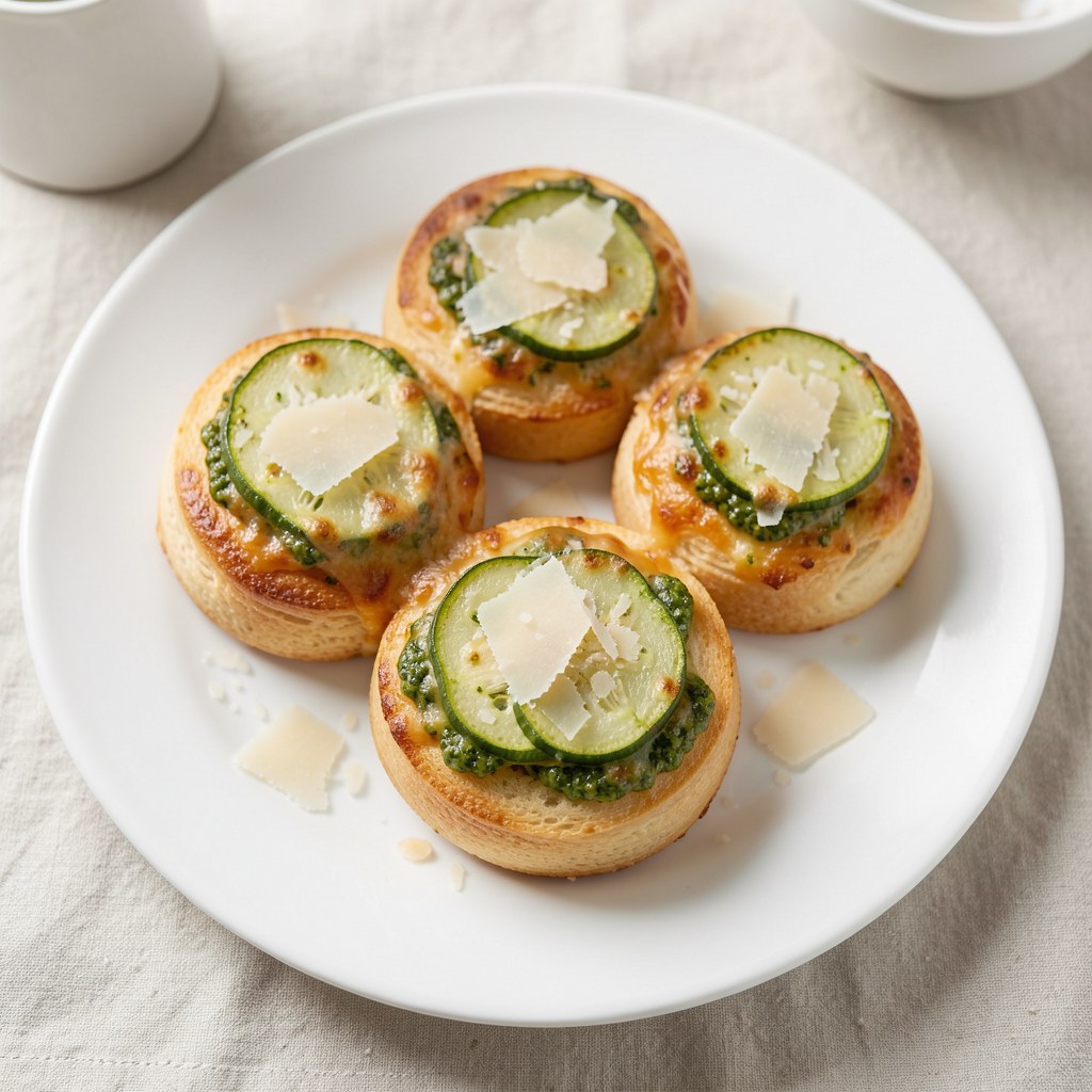 Cukinia w pesto na cieście francuskim