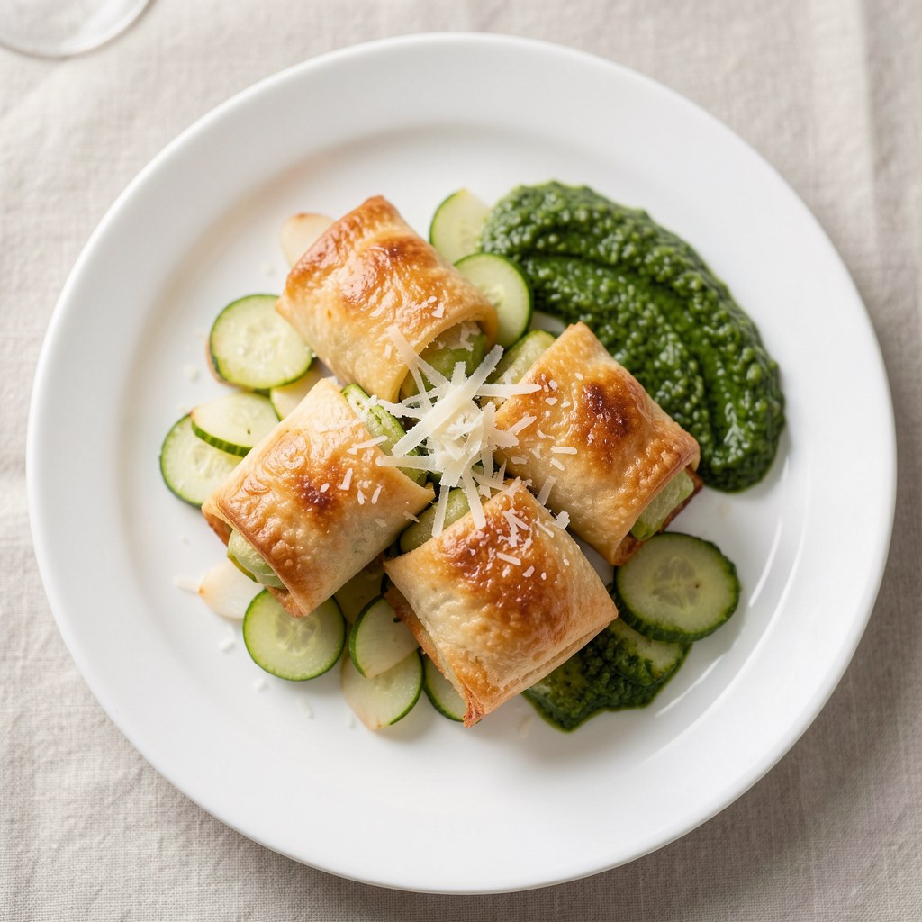 Cukiniowe paluszki z parmezanem