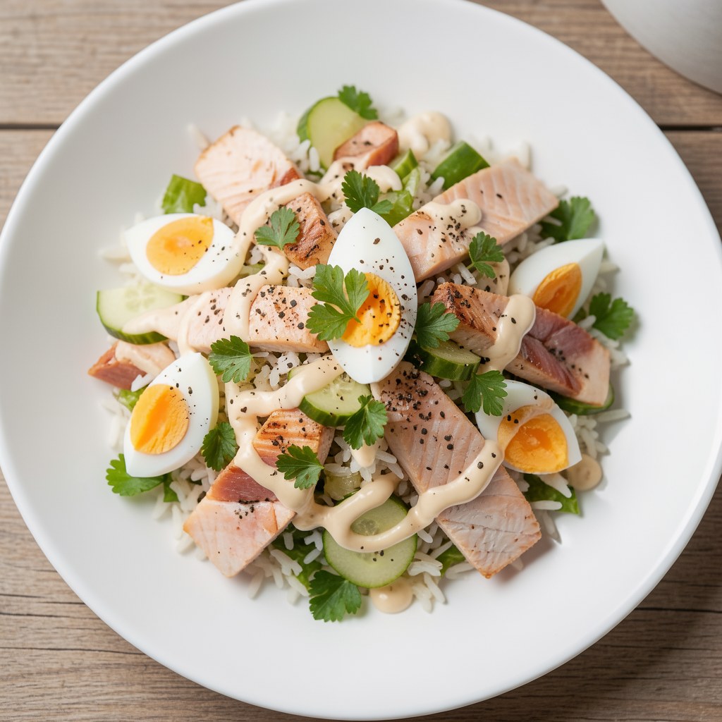 Pyszna sałatka sopocka