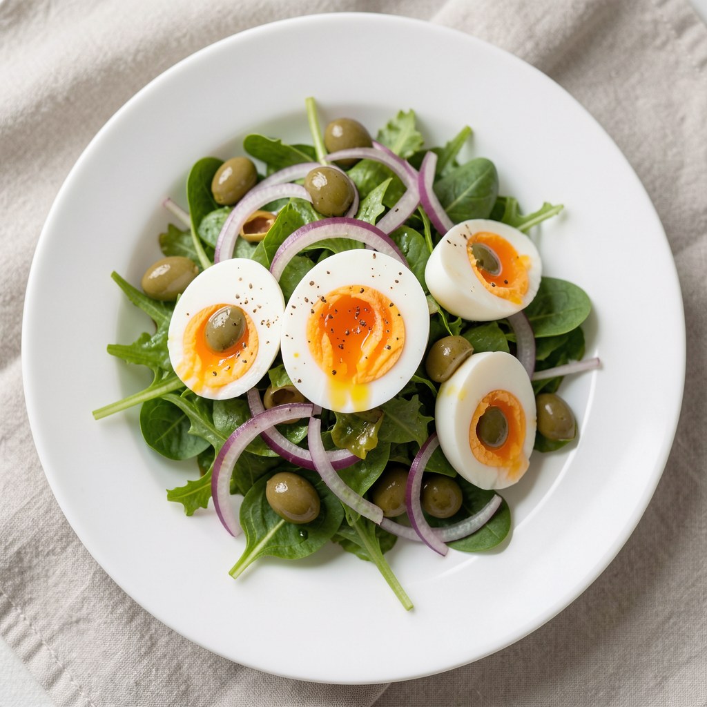 Sałata z jajkiem
