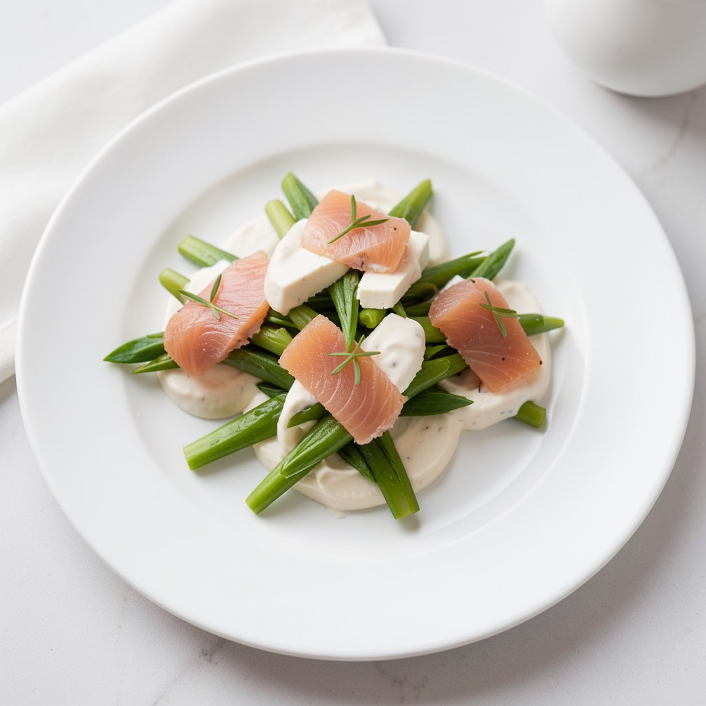 Rzodkiewki z pastą z łososia