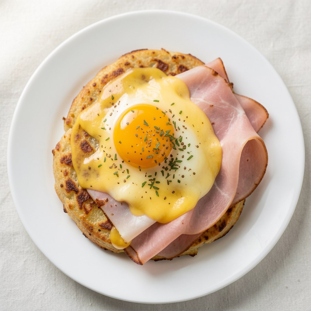 Pieczywo czosnkowe z serem i szynką