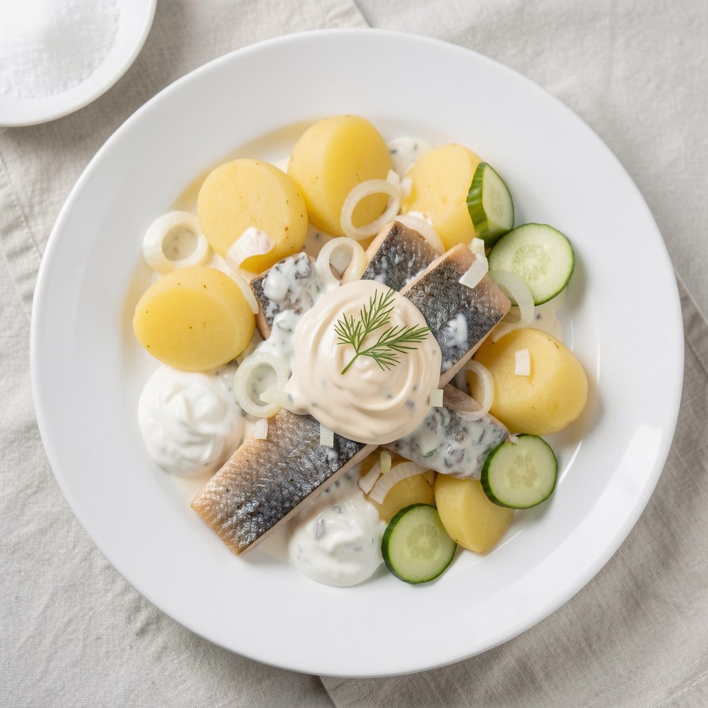 Ziemniaki ze śledziem