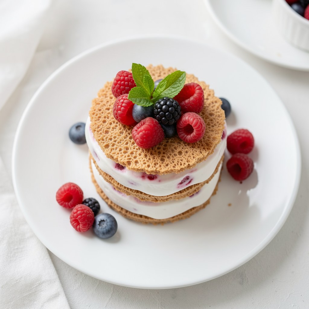 Deser jogurtowo truskawkowy