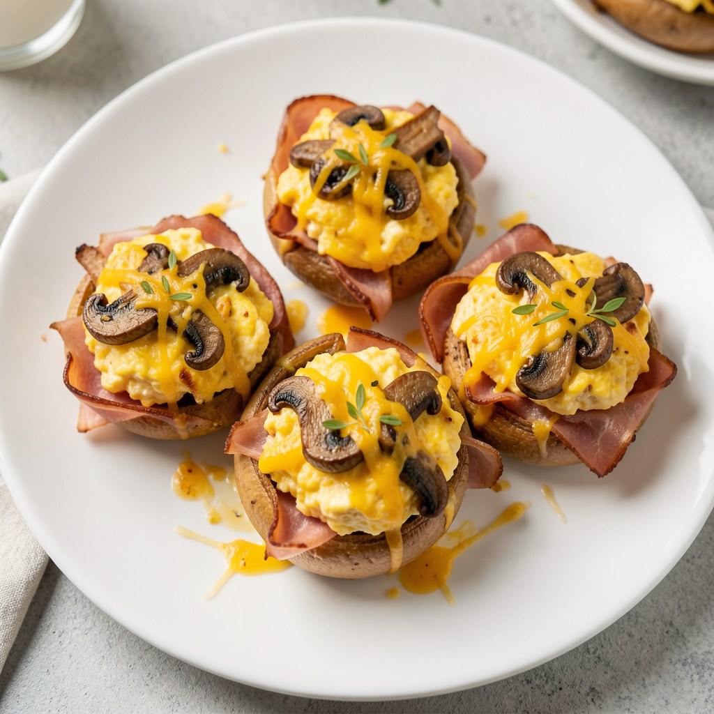 Pieczarki nadziewane