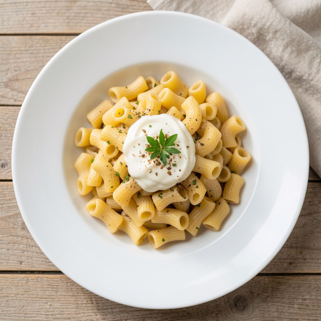 Makaron z masłem