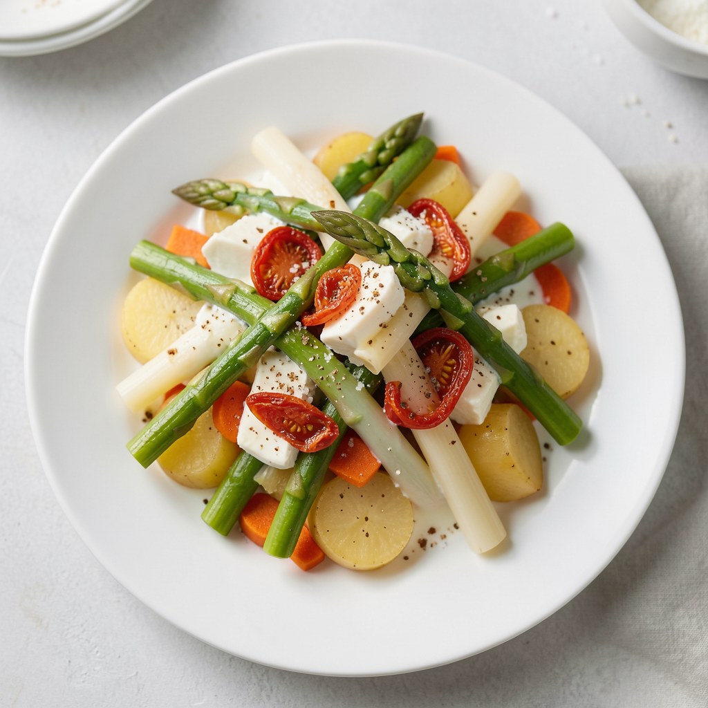 Lekka sałatka na ciepło