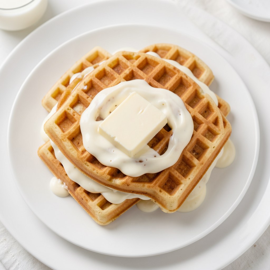 Wafle krówkowo-maślane